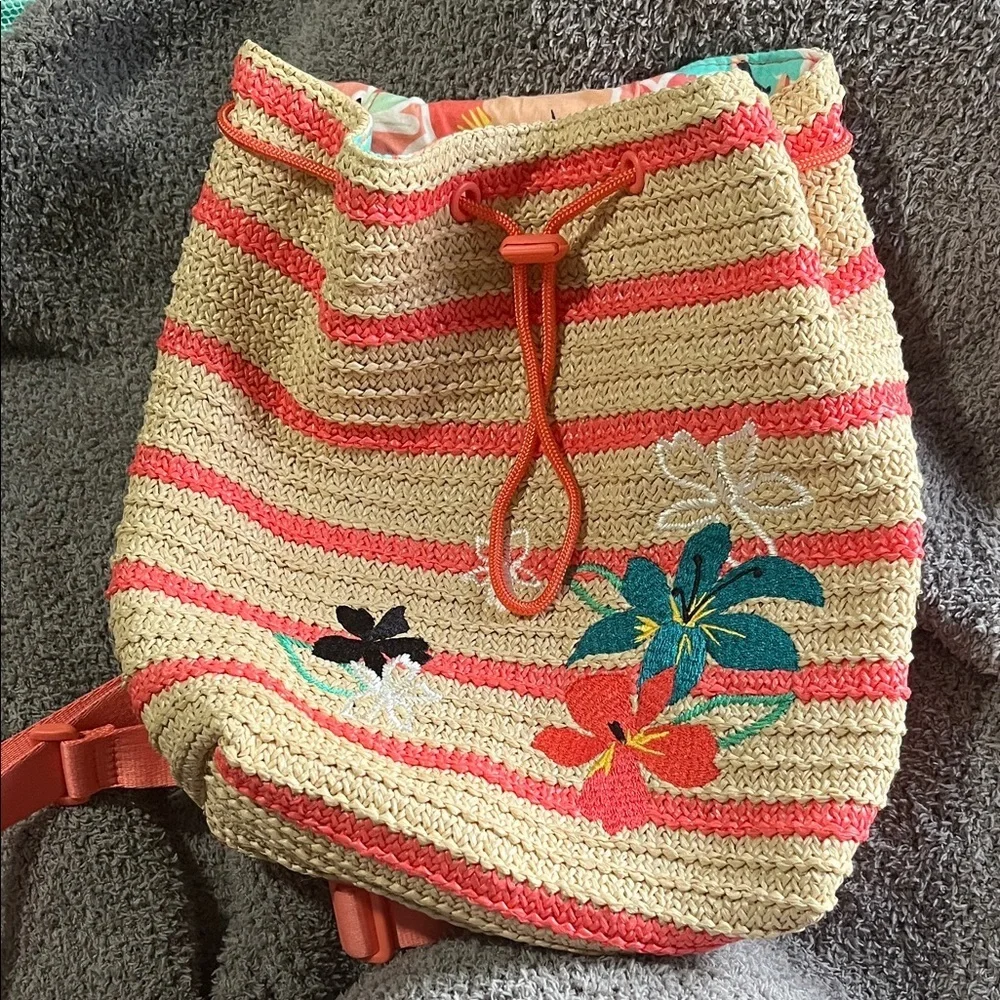 Vera Bradley | Bags | Vera Bradley Straw Mini Backpack With  display picture 2